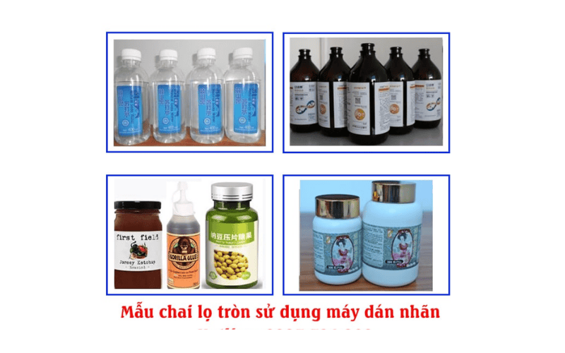 Ưu điểm khi sử dụng máy dán tem nhãn cho chai tròn lớn