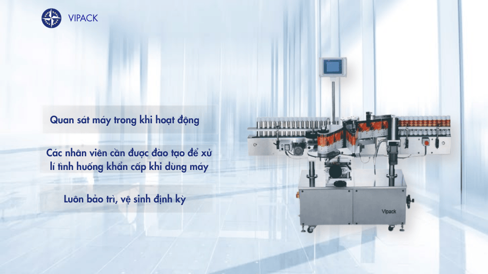 Những lưu ý trong quá trình vận hành máy dán tem nhãn mác