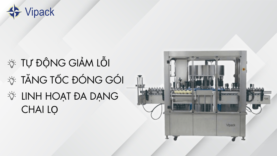 Máy dán nhãn định vị quay tự động