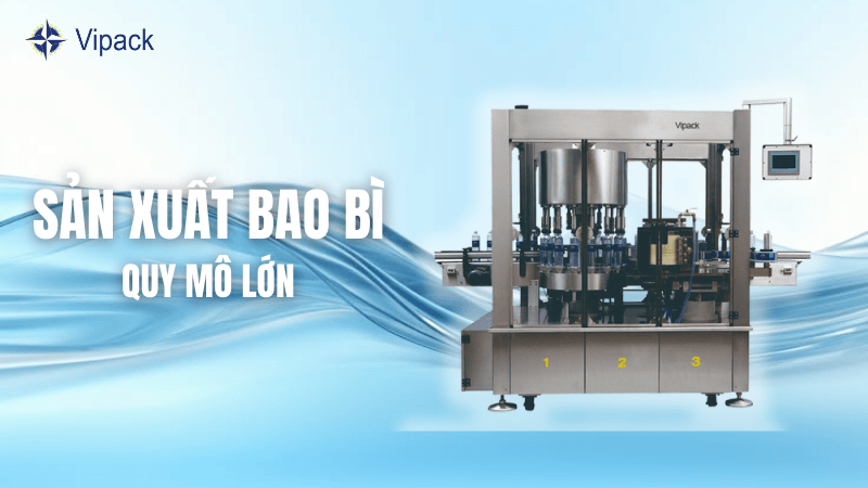 Đáp ứng sản xuất bao bì quy mô lớn nhờ máy dán tem
