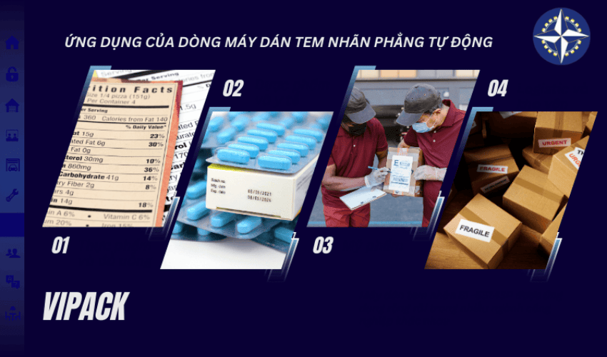 máy dán nhãn mặt phẳng