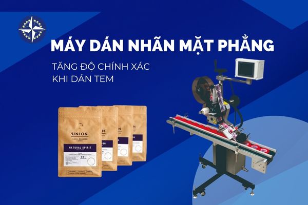 Máy dán nhãn mặt phẳng tăng độ chính xác khi dán tem