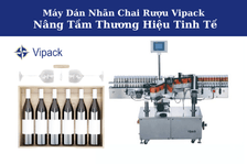 Máy Dán Nhãn Chai Rượu Vipack Nâng Tầm Thương Hiệu Tinh Tế