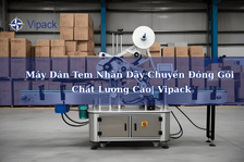 Máy Dán Tem Nhãn Dây Chuyền Đóng Gói Chất Lượng Cao