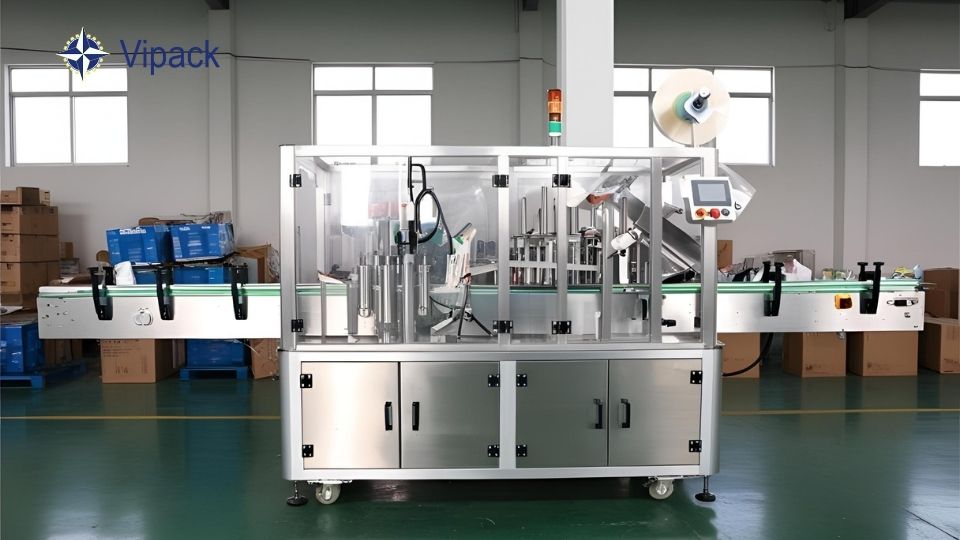 Máy Dán Tem Nhãn Dây Chuyền Đóng Gói Chất Lượng Cao
